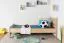 Kinderbett / Jugendbett Buche massiv Vollholz natur 109, inkl. Lattenrost - 80 x 200 cm (B x L)
