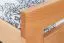 Jugendbett / Kinderbett "Easy Premium Line" K6, 120 x 200 cm Buche Vollholz massiv Natur