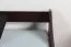Jugendbett / Funktionsbett Kiefer massiv Vollholz Walnussfarben 93, inkl. Lattenrost - 90 x 200 cm (B x L)