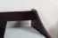Jugendbett / Funktionsbett Kiefer massiv Vollholz Walnussfarben 93, inkl. Lattenrost - 90 x 200 cm (B x L)