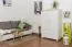 Schrank Kiefer Vollholz massiv weiß lackiert 013 - Abmessung 139 x 90 x 42 cm (H x B x T)