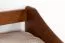 Jugendbett / Funktionsbett Kiefer massiv Vollholz Eichefarben Rustikal 93, inkl. Lattenrost - 90 x 200 cm (B x L)