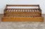 Jugendbett / Funktionsbett Kiefer massiv Vollholz Eichefarben Rustikal 93, inkl. Lattenrost - 90 x 200 cm (B x L)