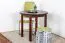 Tisch Kiefer massiv Vollholz Walnussfarben Junco 234B (rund) - Durchmesser 80 cm