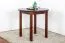 Tisch Kiefer massiv Vollholz Walnussfarben Junco 234B (rund) - Durchmesser 80 cm