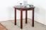 Tisch Kiefer massiv Vollholz Walnussfarben Junco 234B (rund) - Durchmesser 80 cm