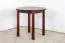 Tisch Kiefer massiv Vollholz Walnussfarben Junco 234B (rund) - Durchmesser 80 cm