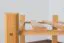 Schuhregal Buche Vollholz massiv Erlefarben Junco 224 - 70 x 58 x 26 cm (H x B x T) 