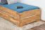 Einzelbett / Stapelbett Wooden Nature 424, Eiche massiv Natur geölt - 90 x 200 cm (B x L)