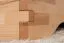 Einzelbett / Stapelbett Wooden Nature 423 , Kernbuche massiv Natur geölt - 90 x 200 cm (B x L)