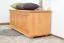 Truhe Holztruhe Kiefer massiv Vollholz Erlefarben 180 – 50 x 120 x 48 cm (H x B x T), Sitztruhe