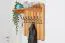 Garderobe Kiefer massiv Vollholz Erlefarben Junco 354 – Abmessungen: 60 x 80 x 28 cm H x B x T)
