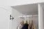 Weißer Massivholz Kleiderschrank