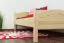 Kinderbett / Jugendbett Buche massiv Vollholz natur 113, inkl. Lattenrost - 90 x 200 cm (B x L)