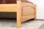 Kinderbett / Jugendbett Kiefer massiv Vollholz Erlefarben 80, inkl. Lattenrost - 100 x 200 cm