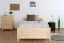Kinderbett / Jugendbett Kiefer massiv Vollholz natur 78, inkl. Lattenrost - 100 x 200 cm (B x L)