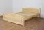 Doppelbett / Gästebett Kiefer massiv Vollholz natur 81, inkl. Lattenrost - 160 x 200 cm (B x L)