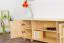 TV-Unterschrank Kiefer Vollholz massiv natur 001 - Abmessung 55 x 156 x 47 cm (H x B x T)