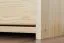 Schuhschrank Kiefer Vollholz massiv natur Junco 222 - Abmessung: 62 x 62 x 40 cm (H x B x T)