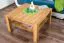 Couchtisch Wooden Nature 421 Eiche massiv - 80 x 80 x 45 cm (B x T x H)