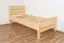 Kinderbett / Jugendbett Kiefer Vollholz massiv natur 70 - Liegefläche 90 x 200 cm (B x L)