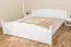 Jugendbett Kiefer massiv Vollholz weiß 81, inkl. Lattenrost - Abmessung 180 x 200 cm