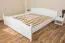 Jugendbett Kiefer massiv Vollholz weiß 81, inkl. Lattenrost - Abmessung 180 x 200 cm