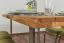 Esstisch Wooden Nature 414 Eiche massiv geölt, Tischplatte glatt - 160 x 90 cm (B x T)