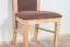 Stuhl Buche massiv Vollholz natur Junco 249 - Abmessung 98 x 48 x 50 cm
