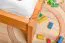 Kinderbett / Jugendbett Kiefer massiv Vollholz Erlefarben 76, inkl. Lattenrost - 100 x 200 cm (B x L)