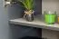Kommode Vaitele 12, Farbe: Anthrazit Hochglanz / Walnuss - 88 x 106 x 45 cm (H x B x T)