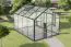 Gewächshaus - Glashaus Mangold L7, gehärtetes Glas 4 mm, Grundfläche: 6,40 m² - Abmessungen: 290 x 220 cm (L x B)