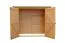 Gartenschrank / Geräteschrank - 1,23 x 2,23 Meter, 17 mm Elementstärke