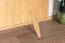Drehtürenschrank / Kleiderschrank Eiche massiv natur Aurornis 05 - Abmessungen: 200 x 142 x 60 cm (H x B x T)