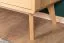 Drehtürenschrank / Kleiderschrank Eiche massiv natur Aurornis 05 - Abmessungen: 200 x 142 x 60 cm (H x B x T)