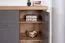 Wohnzimmer - Set D Lotofaga, 3-teilig, Farbe: Grau / Walnuss