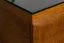Hängeschrank "Postira" 16, Farbe: Walnuss / Schwarz. teilmassiv - Abmessungen: 53 x 102 x 34 cm (H x B x T)