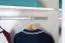 Schwebetürenschrank / Kleiderschrank Siumu 09, Farbe: Weiß / Weiß Hochglanz - 224 x 272 x 61 cm (H x B x T)