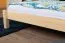 Doppelbett Kiefer Vollholz massiv natur A1, inkl. Lattenrost - Abmessung 160 x 200 cm