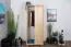 Kleiderschrank Massivholz natur 014 - 190 x 80 x 60 cm (H x B x T)