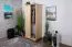 Kleiderschrank Massivholz natur 014 - 190 x 80 x 60 cm (H x B x T)