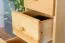 Kommode Kiefer massiv Vollholz natur 032 - Abmessung  122 x 40 x 42 cm (H x B x T)