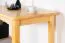 Tisch Kiefer massiv Vollholz natur 001 (eckig) - Abmessung 110 x 60 cm (B x T)