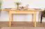 Tisch ausziehbar Kiefer massiv Vollholz natur 008 (eckig) - Abmessung 120/170 x 80 cm (B x T)