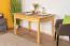 Tisch ausziehbar Kiefer massiv Vollholz natur 008 (eckig) - Abmessung 120/170 x 80 cm (B x T)