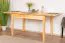 Tisch ausziehbar Kiefer massiv Vollholz natur 008 (eckig) - Abmessung 120/170 x 80 cm (B x T)