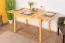 Tisch ausziehbar Kiefer massiv Vollholz natur 008 (eckig) - Abmessung 120/170 x 80 cm (B x T)