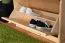 Schuhschrank 005 Kiefer massiv Vollholz natur - Abmessung 80 x 72 x 29 cm (H x B x T)