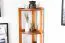 Regal / Eckregal Kiefer massiv Vollholz Eichefarben Junco 61 - Abmessungen: 125 x 40 x 30 cm (H x B x T)