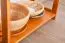 Regal Kiefer massiv Vollholz Eichefarben Junco 56C - 125 x 60 x 30 cm (H x B x T)
